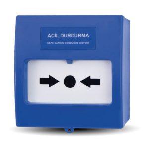 ACİL DURDURMA BUTONU, GAZLI YANGIN SÖNDÜRME SİSTEMLERİ İÇİN TFB-3165 B